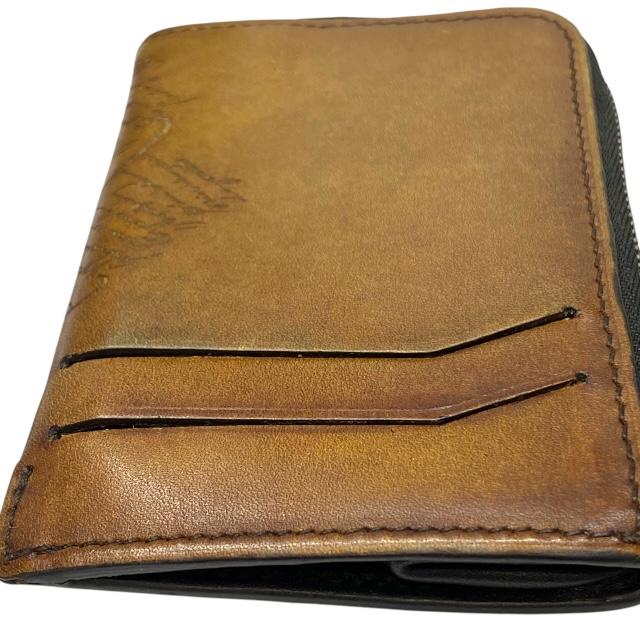 Berluti ベルルッティ ケース 財布 小銭入れ スクリットレザー 美品 Berluti ベルルッティ ブナ スクリットレザー コイン / カード