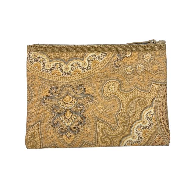ETRO（エトロ） ポーチ 小物入れ ミニポーチ ロゴ ペイズリー柄 総柄
