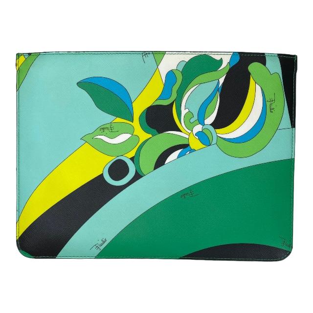 美品】EMILIO PUCCI エミリオプッチ クラッチバッグ セカンド 