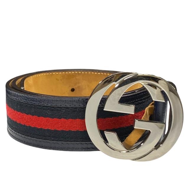 GUCCI　グッチ　インターロッキングベルト　114984 楽天市場】グッチ GUCCI インターロッキングG 114984 ベルト 85