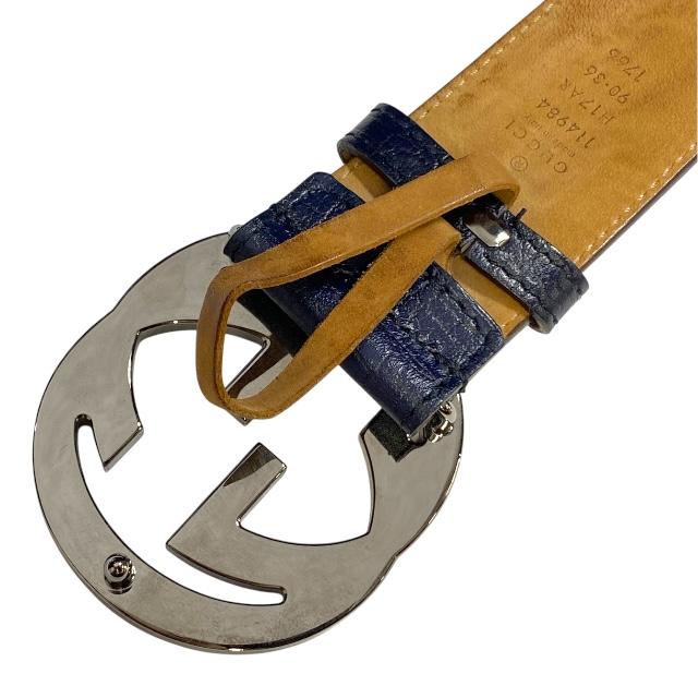 GUCCI　グッチ　インターロッキングベルト　114984 楽天市場】グッチ GUCCI インターロッキングG 114984 ベルト 85