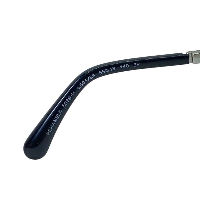 【CHANEL】 5338-H-A ココマーク フェイクパール サングラス CHANEL シャネル サングラス パール付き ブラウン CH5338H