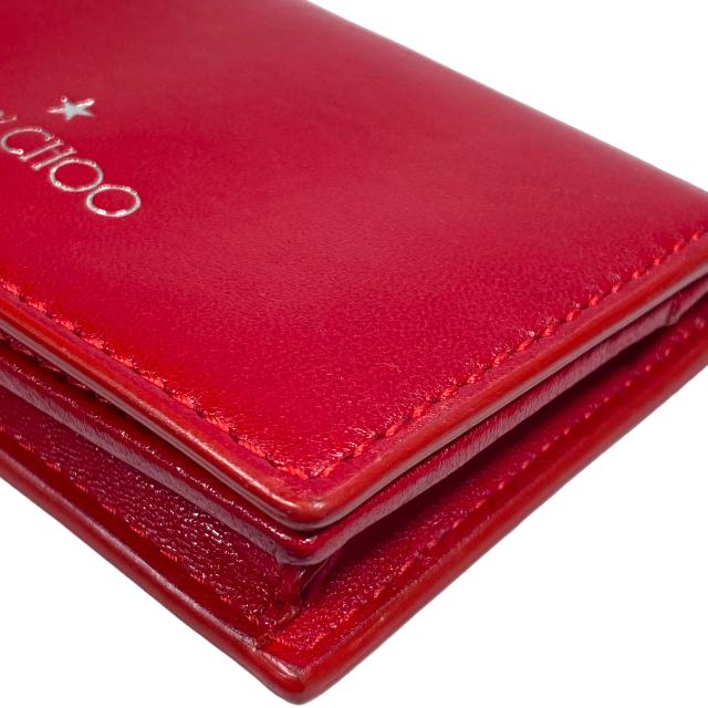 美品】JIMMY CHOO ジミーチュウ カードケース 名刺入れ レザー 