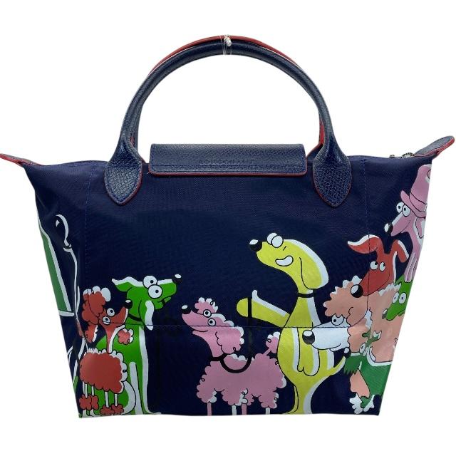 美品✨ロンシャン プリアージュ 2way ナイロンハンドバッグ 花柄 ネイビー 楽天市場】ロンシャン ハンドバッグ ショルダーバッグ プリ