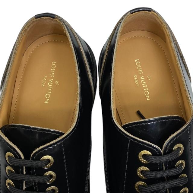 【良品】LOUIS VUITTON LVロゴ ダービーシューズ　プレーン　ダミエ LOUIS VUITTON ルイ ヴィトン シューズ ダービーシューズ 革靴
