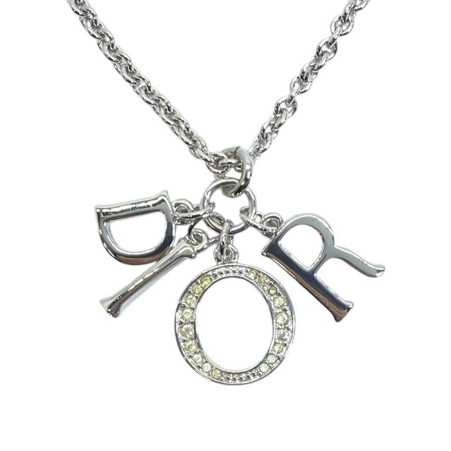 クリスチャン・ディオール Christian Dior ロゴネックレス