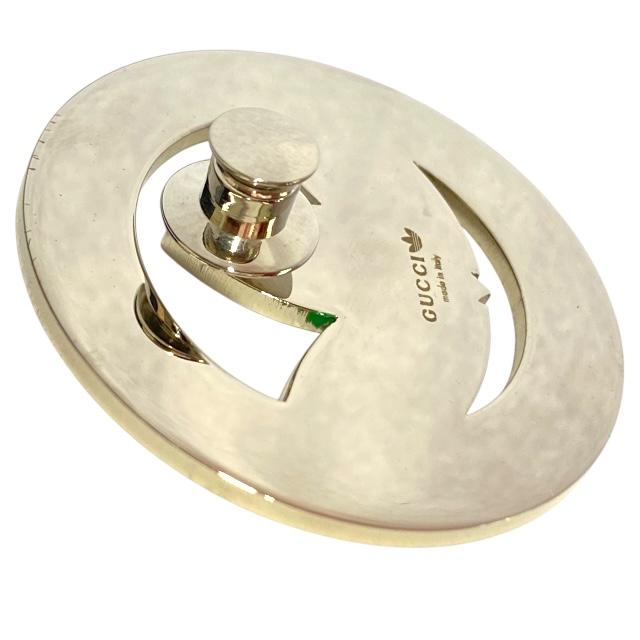 GUCCI 【未使用】GUCCI グッチ adidas アディダス コラボ ピンバッジ