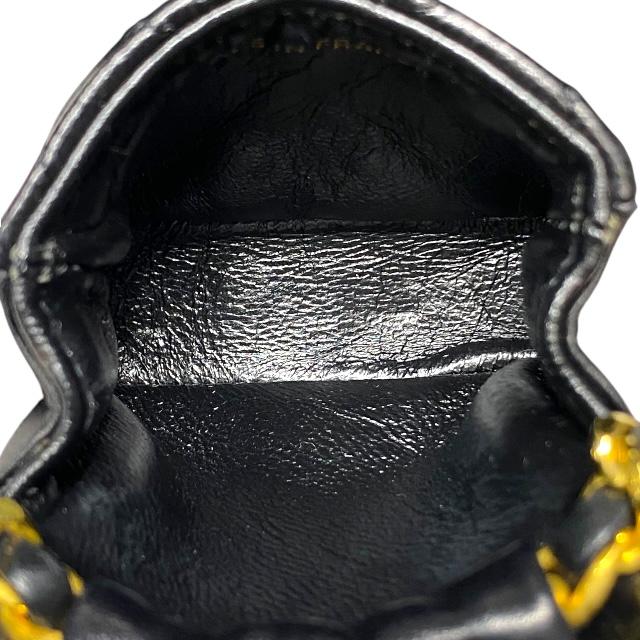 美品 CHANEL円形 ポーチ 小物入れ 丸型 ラムスキン マトラッセ 黒 楽天市場】シャネル マトラッセ ラウンド（レディースバッグ｜バッグ