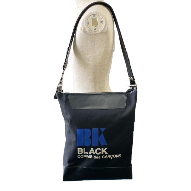 COMME des GARÇONS ボディバッグ ブラック POLYESTER CHECK PATTERN BAG（ボディバッグ/ウエストポーチ）｜COMME