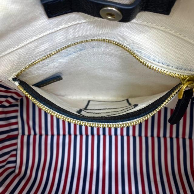 最終価格　トム・ブラウン ストライプ バックパック　美品 THOM BROWNE（トム ブラウン） バッグ ハンドバッグ トートバッグ