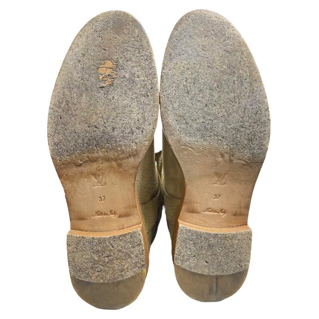 専用　ルイヴィトン　ブーツ　37 23.5 LOUIS VUITTON ビジュー ブーツ ブーティ リボン37 23.5 楽天