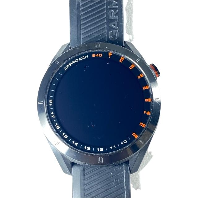 GARMIN ガーミン APPROACH S40 ゴルフナビ GPS 腕時計 ブラック 充電式