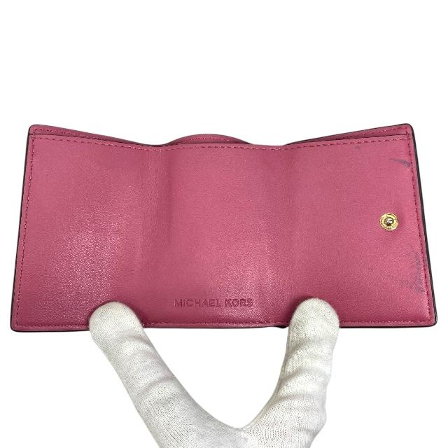 MICHAEL KORS 三つ折り財布 ピンクゴールド MICHAEL KORS（マイケルコース） 【値下げ】マイケルコース 財布 三
