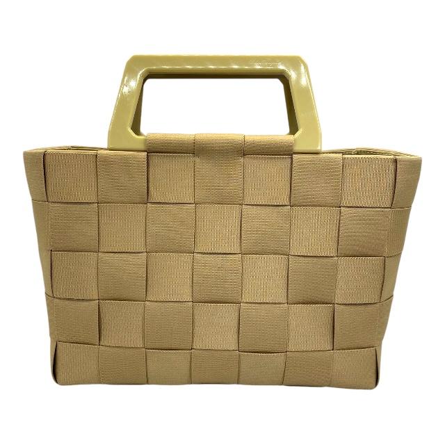 Salvatore Ferragamo ベージュ かごバッグ