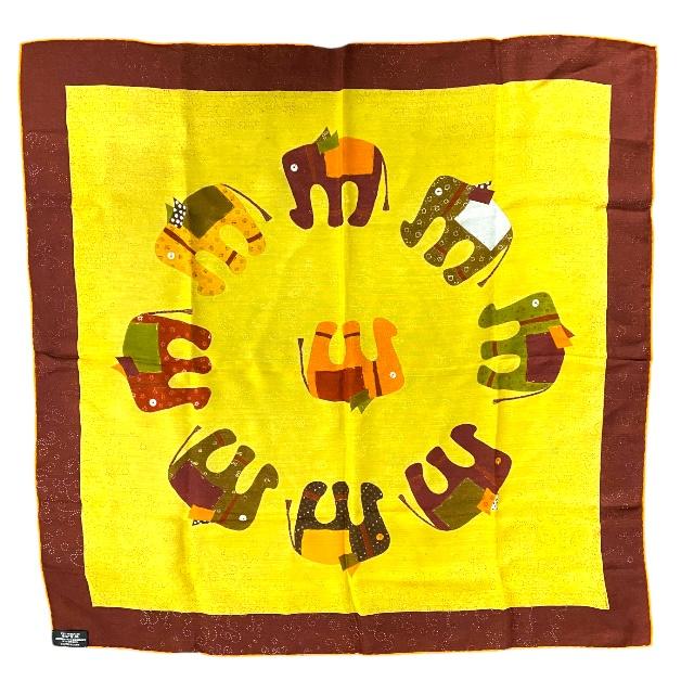 HERMES（エルメス） 美品 スカーフ カレ70 La Ronde des Elephants