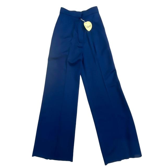 Chloeワイドパンツネイビー