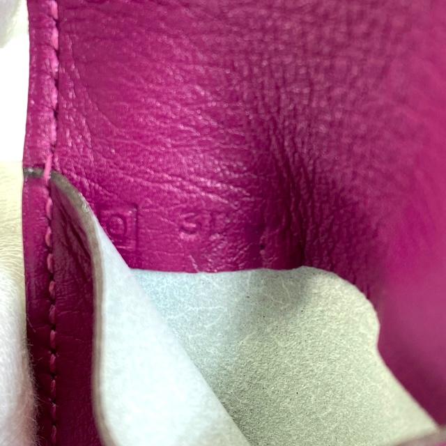 HERMES（エルメス） ポストイットケース 小物 ロゴ レザー パープル