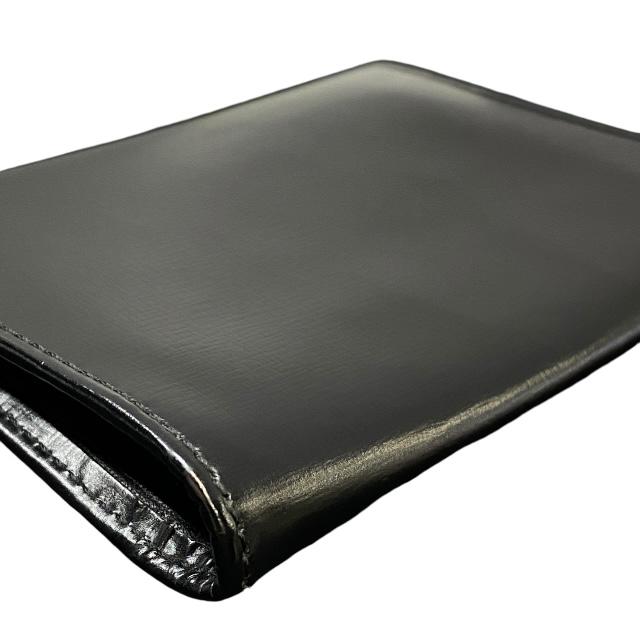 LOEWE ブラック レザー 名刺入れ・カードケース LOEWE ロエベ カードケース パスケース 名刺入れ コンパクト 二つ折り