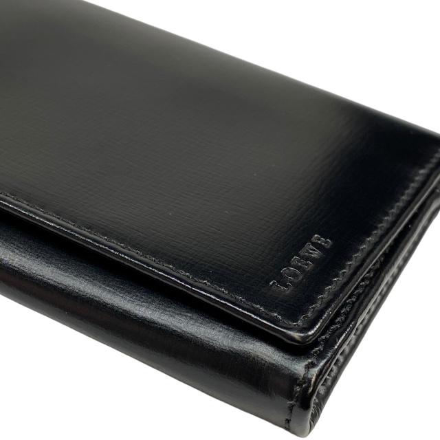 ロエベ 名刺入れ カードケース パスケース ブラック LOEWE ロエベ カードケース パズル ビジネスカードホルダー