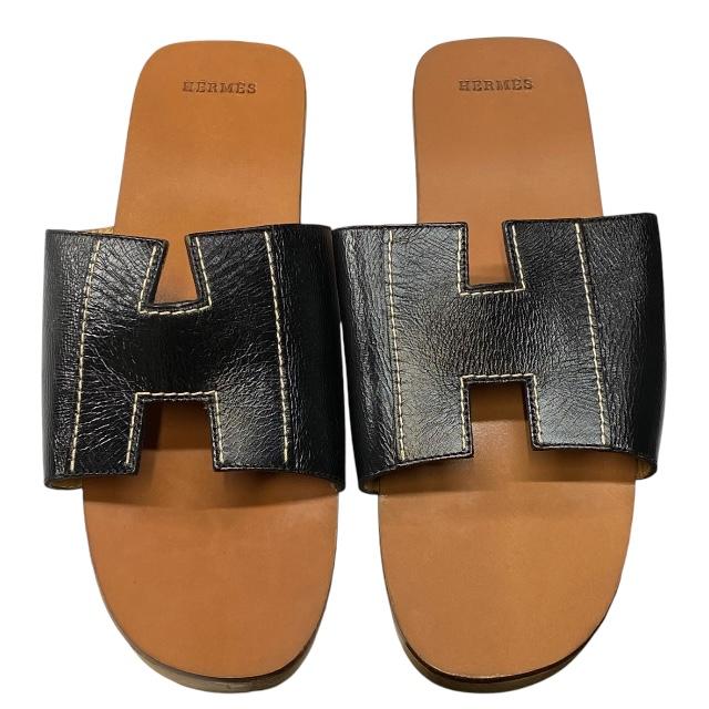 エルメス　HERMES HERMES エルメス シューズ ケブラール サンダル オープントゥ H
