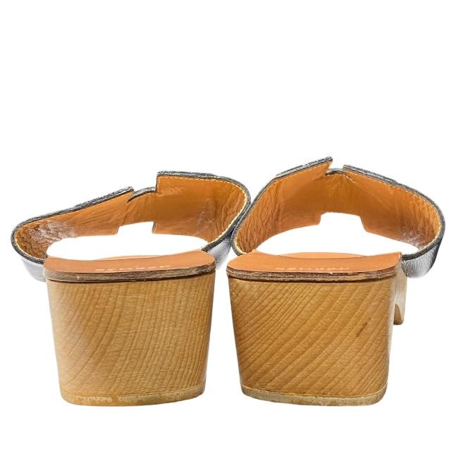 HERMES エルメス シューズ ケブラール サンダル オープントゥ H