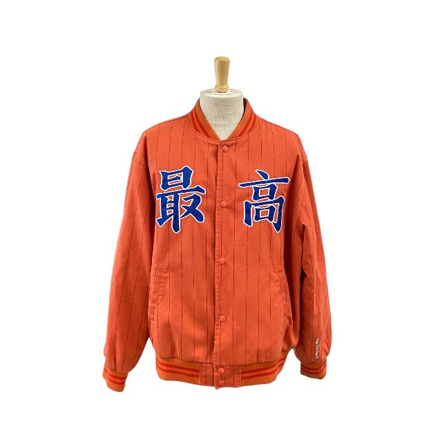 Supreme pinstripe varsity jacket Sサイズ 最高