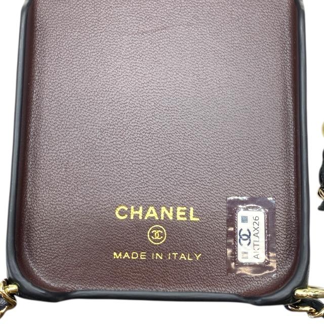 CHANEL（シャネル） 美品 iPhone 14 PRO AP3556 マトラッセ チェーン