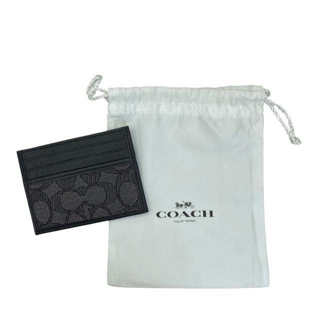 【美品】COACH カードホルダー 証明書付き シグネチャー COACH - 【未使用】COACH コーチ シグネチャー PVC カードケース