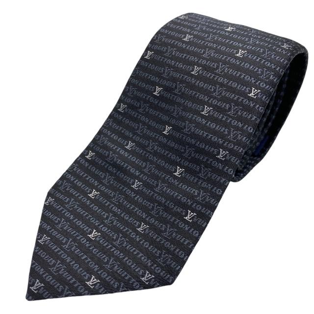 LOUIS VUITTON 【美品】LOUIS ルイ ヴィトン ネクタイ ループタイ 