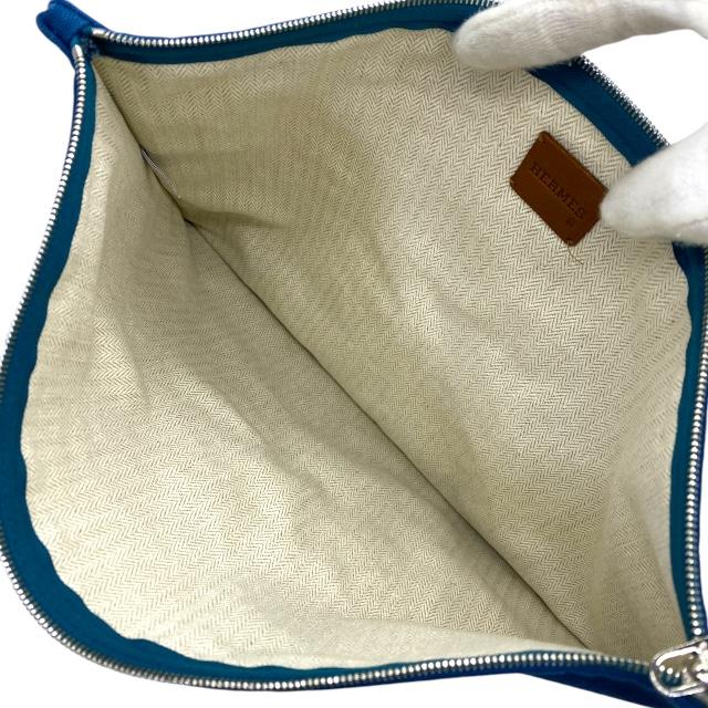 HERMES（エルメス） プティ・デュック コットン デザイン ポーチ