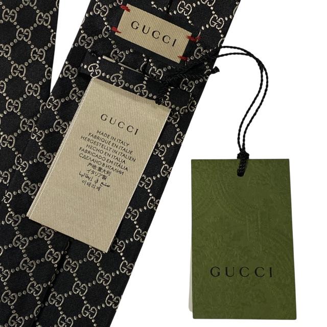 GUCCI 【未使用】GUCCI グッチ 456524 ネクタイ ループタイ 