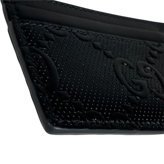 GUCCI グッチ カードケース GG EMBOSSED ブラック メンズ 625564-1w3an GUCCI グッチ カードケース GG EMBOSSED ブラック メンズ 625564-1w3an