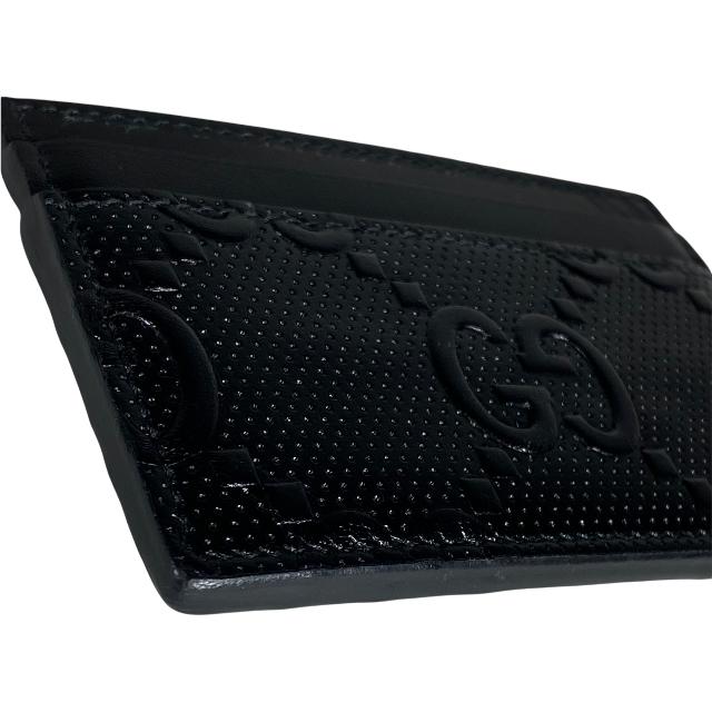 GUCCI グッチ カードケース GG EMBOSSED ブラック メンズ 625564-1w3an GUCCI グッチ カードケース GG EMBOSSED ブラック メンズ 625564-1w3an