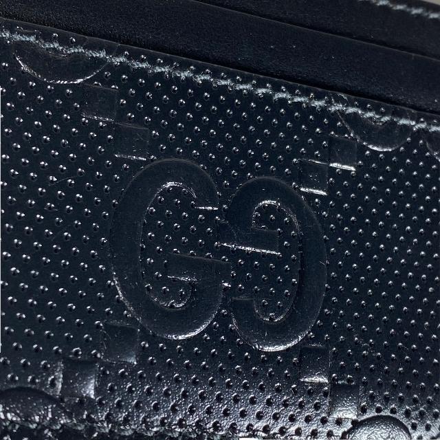 GUCCI グッチ カードケース GG EMBOSSED ブラック メンズ 625564-1w3an GUCCI グッチ カードケース GG EMBOSSED ブラック メンズ 625564-1w3an