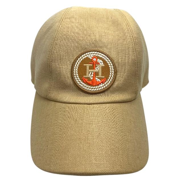 HERMES エルメス Hサークル ロゴ キャップ 58 HERMES エルメス Hロゴ キャップ 帽子 ベースボールキャップ 錨