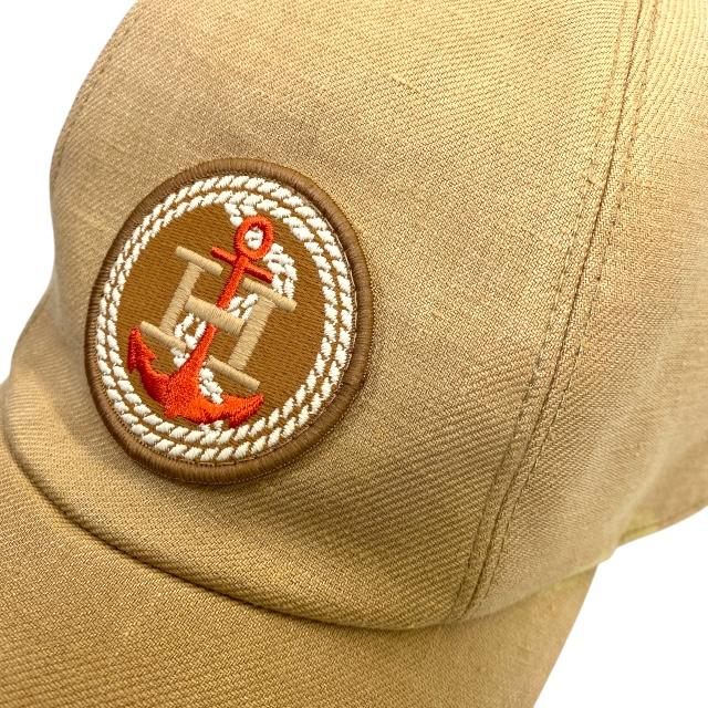 HERMES エルメス Hサークル ロゴ キャップ 58 HERMES エルメス Hロゴ キャップ 帽子 ベースボールキャップ 錨