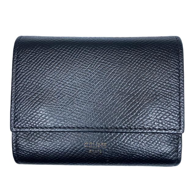 CELINE（セリーヌ） 10B573BEL スモール トリフォールドウォレット 三