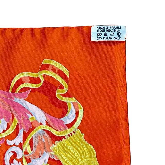 HERMES 【美品】HERMES エルメス プチカレ ミニスカーフ