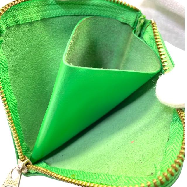 未使用品 コムデギャルソン 小銭入れ ミニ財布 財布 オレンジ グリーン 未使用品 コムデギャルソン 小銭入れ ミニ財布 財布 オレンジ グリーン
