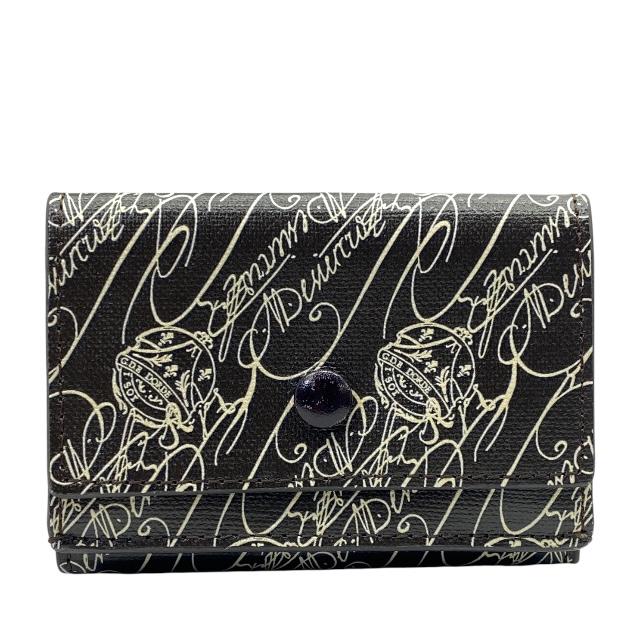 Berluti（ベルルッティ） アカジュー トワル・マルブフ ウォレット 