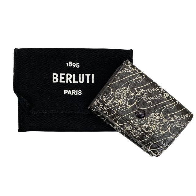 定価13,6万 ベルルッティ アカジュー ソフトレザー 財布 インディゴデニム 楽天市場】ベルルッティ 財布 メンズ BERLUTI アカジュー スクリット