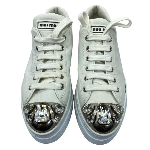 miu miu（ミュウミュウ） 靴 シューズ ローカットスニーカー 厚底