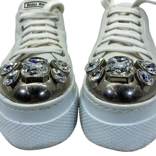 miu miu（ミュウミュウ） 靴 シューズ ローカットスニーカー 厚底