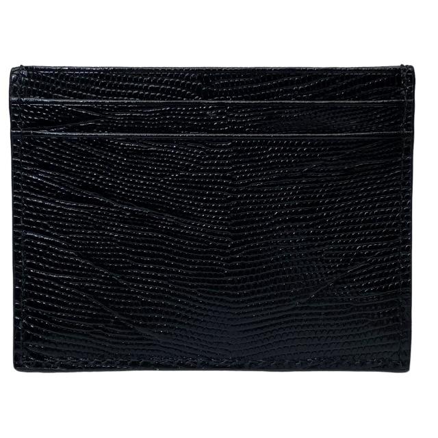 未使用　クリスチャン　ルブタン　名刺入れ　クロコ　レザー　黒　赤　希少 Christian Louboutin 【未使用】Christian クリスチャンルブタン