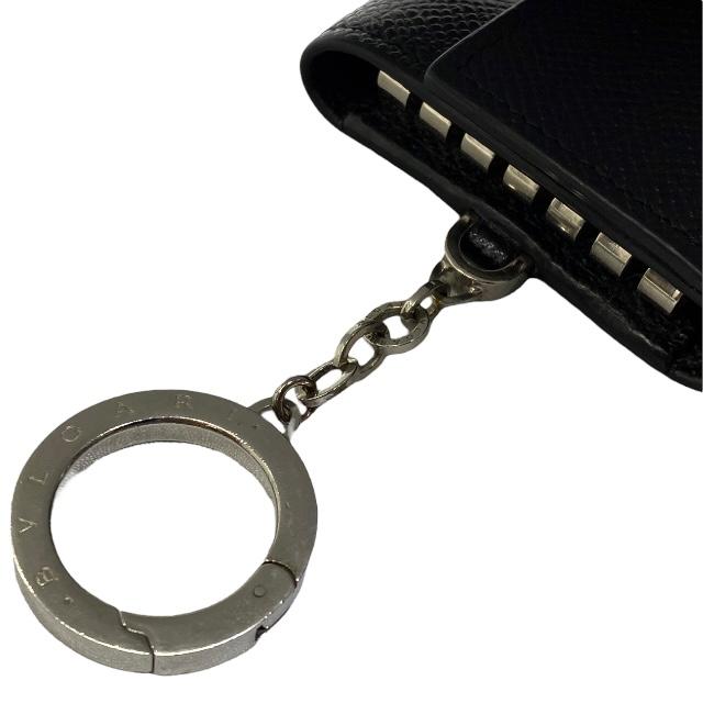 BVLGARI（ブルガリ） 289360 6連 キーケース キーリング ロゴクリップ