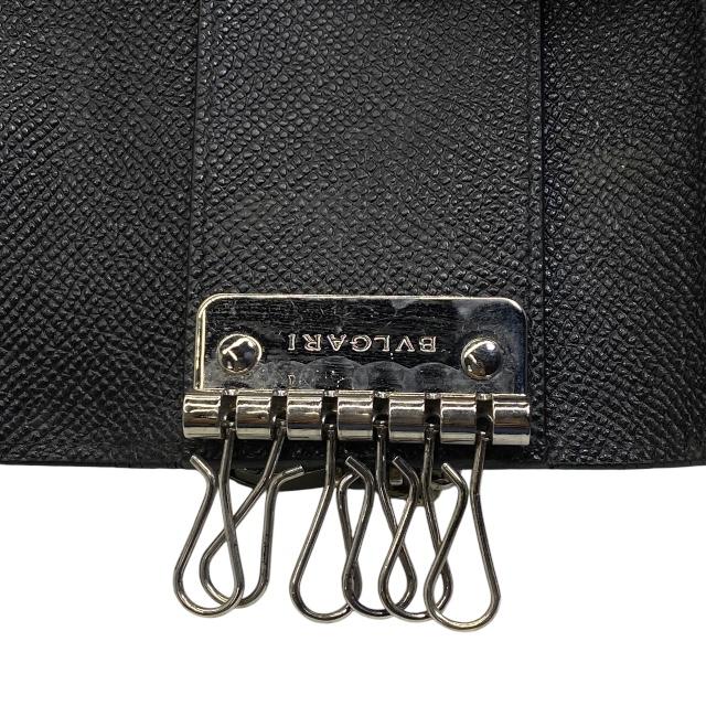 BVLGARI（ブルガリ） 289360 6連 キーケース キーリング ロゴクリップ