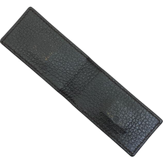 ✨美品✨【GIORGIO ARMANI ジョルジオアルマーニ】マネークリップ/黒 GIORGIO ARMANI ジョルジオアルマーニ マネークリップ クリップ