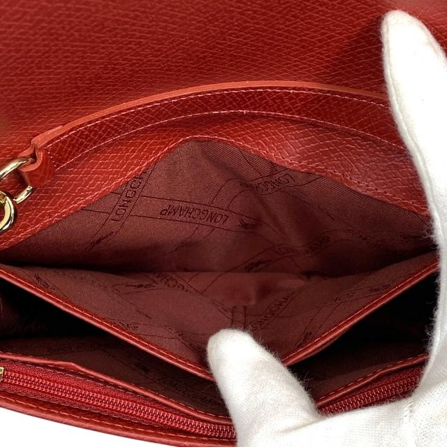 LONGCHAMP（ロンシャン） 【美品】LONGCHAMP キャヴァルカド 財布 2WAY