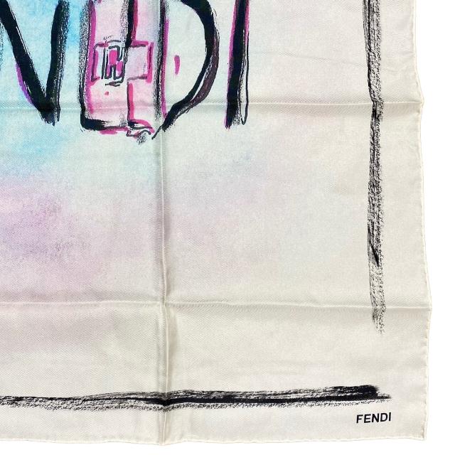 未使用】FENDI フェンディ スカーフ フーラード バゲットマニア FXT071