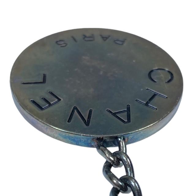 CHANEL シャネル T14910 キーリング キーホルダー シルバー レディース